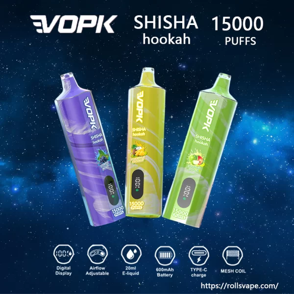 VOPK shisha-hookah 15000PUFFS VOPK shisha-hookah 15000PUFFS